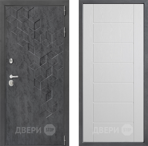 Дверь Дверной континент ДК-3/713 ФЛ-Лайн Белое дерево в Мытищах