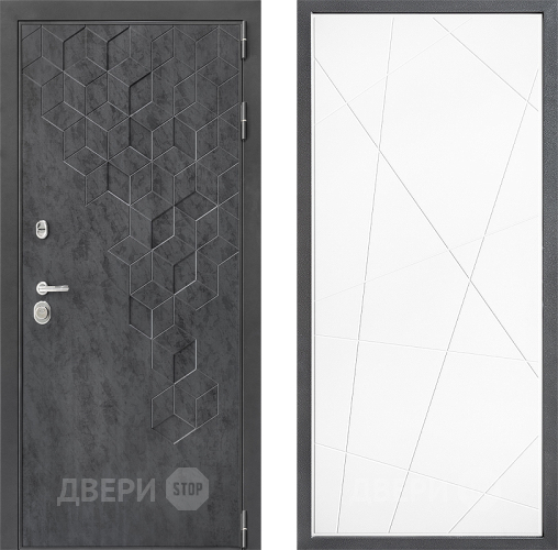 Дверь Дверной континент ДК-3/713 ФЛ-655 Белый софт в Мытищах