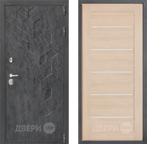Входная металлическая Дверь Дверной континент ДК-3/713 ФЛ-46 Капучино в Мытищах