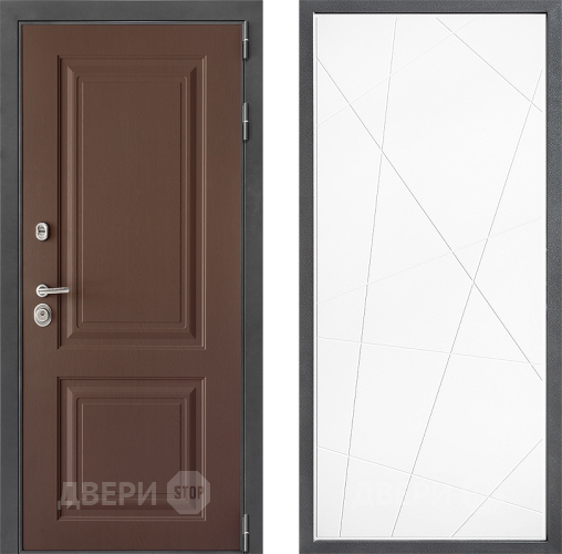 Дверь Дверной континент ДК-3/729 ФЛ-655 Белый софт в Мытищах