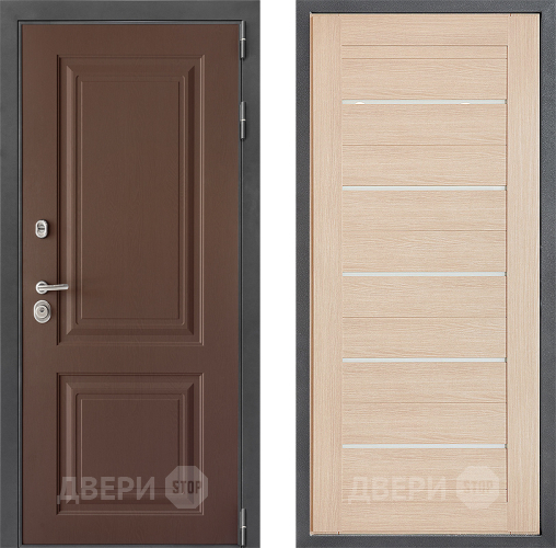 Входная металлическая Дверь Дверной континент ДК-3/729 ФЛ-46 Капучино в Мытищах