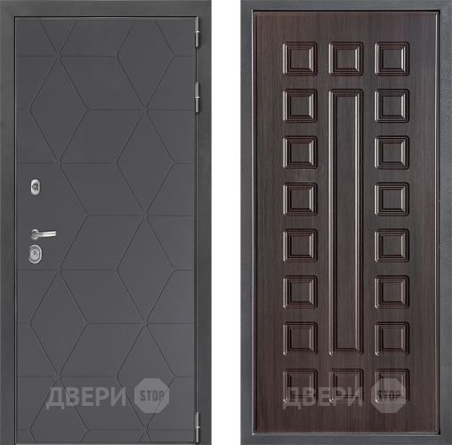 Входная металлическая Дверь Дверной континент ДК-3/744 ФЛ-183 Венге в Мытищах