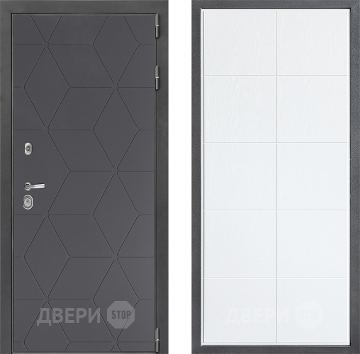 Входная металлическая Дверь Дверной континент ДК-3/744 ФЛ-Кватро Белое дерево в Мытищах