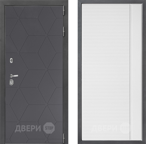 Дверь Дверной континент ДК-3/744 ФЛ-757 Белое Стекло Софт милк в Мытищах