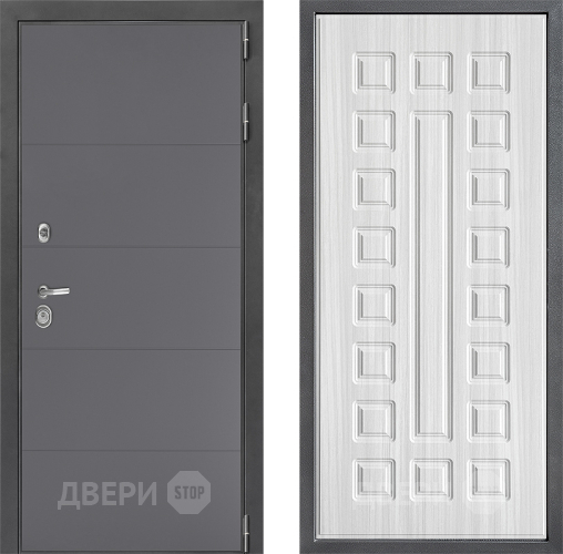 Входная металлическая Дверь Дверной континент ДК-3/649 ФЛ-183 Сандал белый в Мытищах