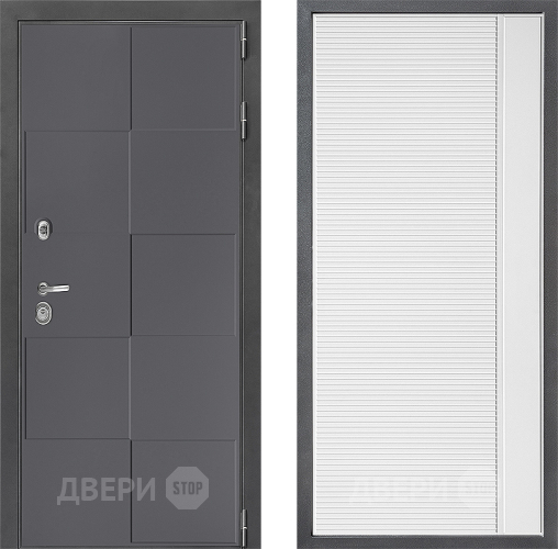 Дверь Дверной континент ДК-3/606 ФЛ-757 Белое Стекло Софт милк в Мытищах