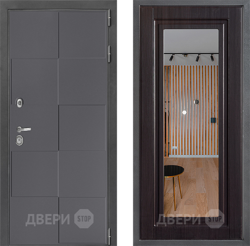 Дверь Дверной континент ДК-3/606 ФЛЗ Зеркало Венге в Мытищах