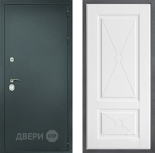 Входная металлическая Дверь Дверной континент Рубикон Серебро Дизайн ФЛ-617 Софт милк в Мытищах