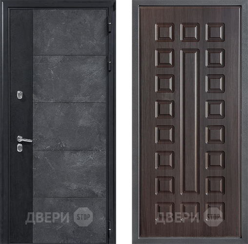 Дверь Дверной континент ДК-15 Бетон ТЕРМО ФЛ-183 Венге в Мытищах