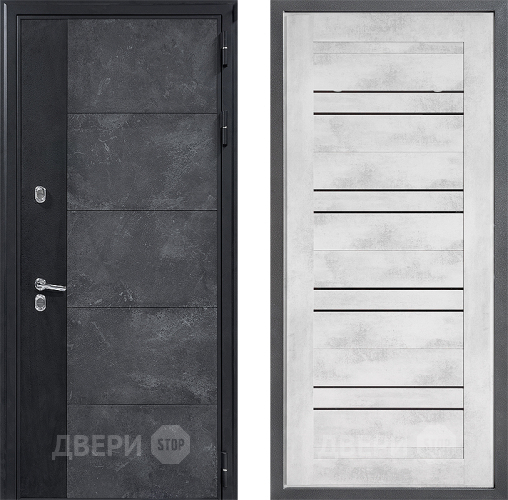 Входная металлическая Дверь Дверной континент ДК-15 Бетон ТЕРМО ФЛ-49 Бетон снежный в Мытищах