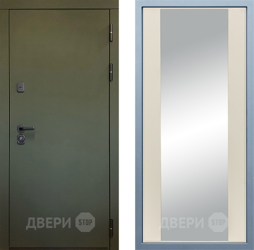 Входная металлическая Дверь Дива МД-61 Д-15 Зеркало Шампань в Мытищах