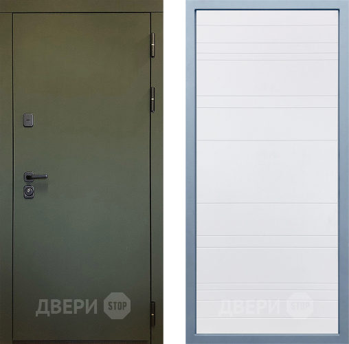 Входная металлическая Дверь Дива МД-61 Д-5 Белый в Мытищах