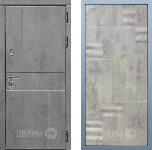 Входная металлическая Дверь Дива МД-48 Д-4 Бетон темный в Мытищах