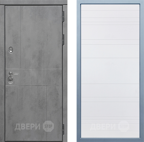 Входная металлическая Дверь Дива МД-48 Д-5 Белый в Мытищах