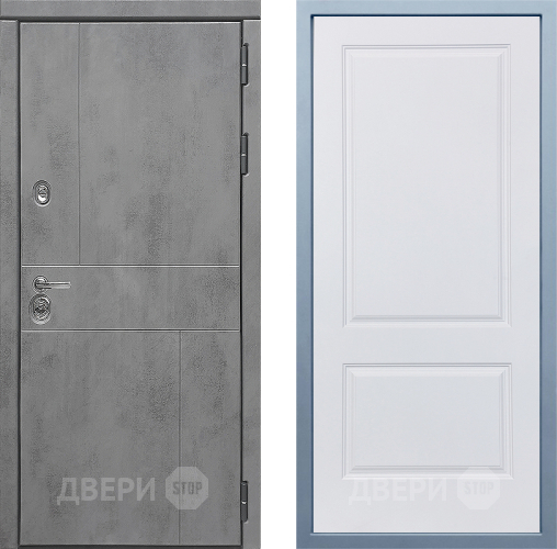 Входная металлическая Дверь Дива МД-48 Д-7 Белый в Мытищах