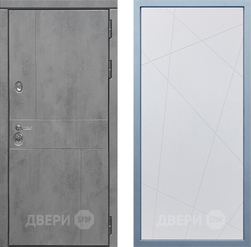 Входная металлическая Дверь Дива МД-48 Д-11 Белый в Мытищах