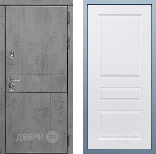 Входная металлическая Дверь Дива МД-48 Д-13 Белый в Мытищах