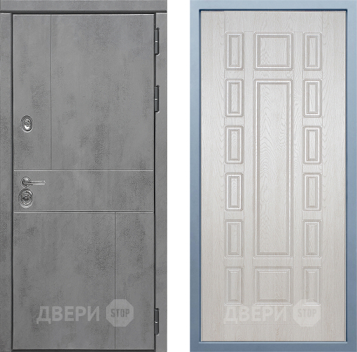 Входная металлическая Дверь Дива МД-48 М-2 Дуб филадельфия крем в Мытищах