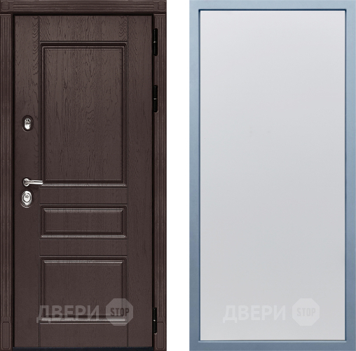 Входная металлическая Дверь Дива МД-90 Н-1 Белый в Мытищах