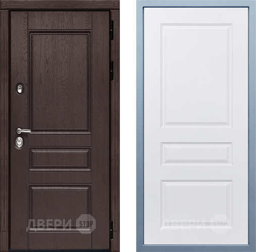 Дверь Дива МД-90 Д-13 Белый в Мытищах