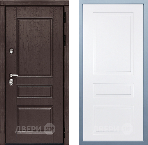 Дверь Дива МД-90 Н-13 Белый в Мытищах