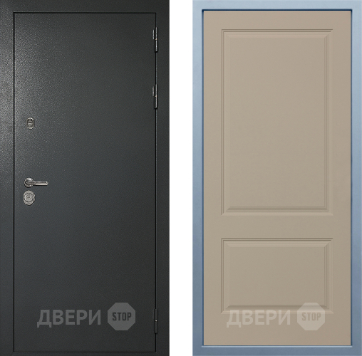 Входная металлическая Дверь Дива МД-40 Титан Д-7 Шампань в Мытищах