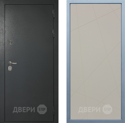 Входная металлическая Дверь Дива МД-40 Титан Д-11 Шампань в Мытищах