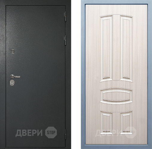 Входная металлическая Дверь Дива МД-40 Титан М-3 Сандал белый в Мытищах