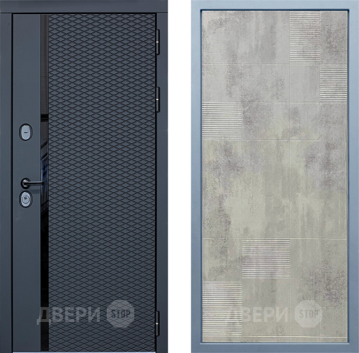 Дверь Дива МХ-47 STR Д-4 Бетон темный в Мытищах