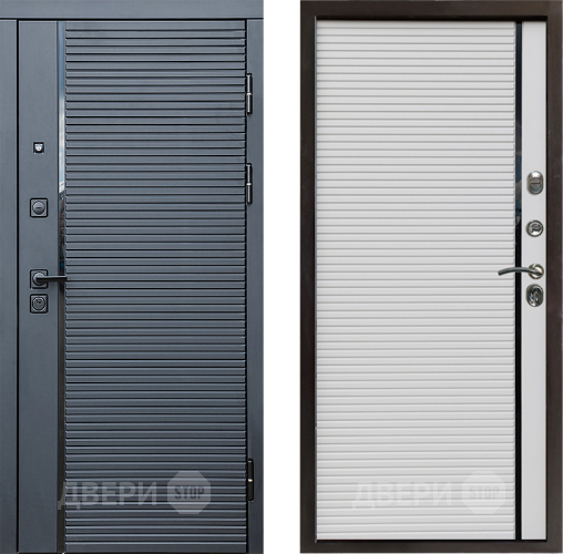 Входная металлическая Дверь Престиж Черная Линия Porte Белый в Мытищах