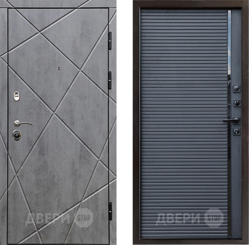 Дверь Престиж Лучи Porte Черный кварц в Мытищах