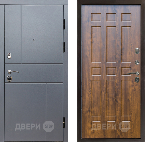 Входная металлическая Дверь Престиж Горизонт Грэй Спарта Дуб в Мытищах