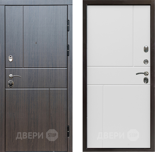 Входная металлическая Дверь Престиж Горизонт Венге Горизонт Бетон белый в Мытищах