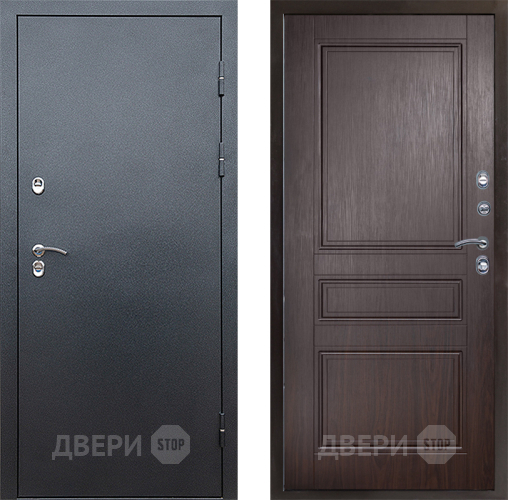 Входная металлическая Дверь Престиж TERMO с терморазрывом Снегирь Серебро Классика Венге в Мытищах