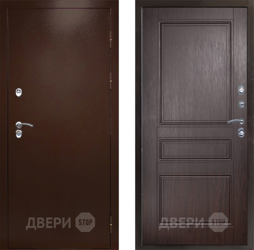 Дверь Престиж TERMO с терморазрывом Снегирь Медь Классика Венге в Мытищах