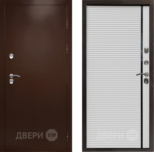 Дверь Престиж TERMO с терморазрывом Снегирь Медь Porte Белый в Мытищах
