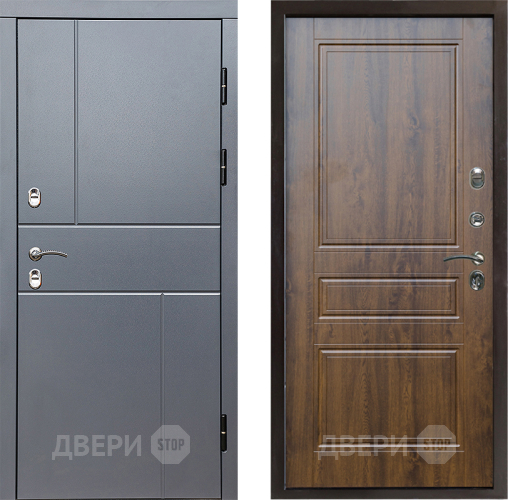 Дверь Престиж TERMO с терморазрывом Горизонт Грэй Классика Дуб в Мытищах