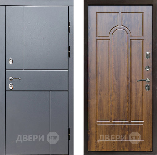 Дверь Престиж TERMO с терморазрывом Горизонт Грэй Арка Дуб в Мытищах