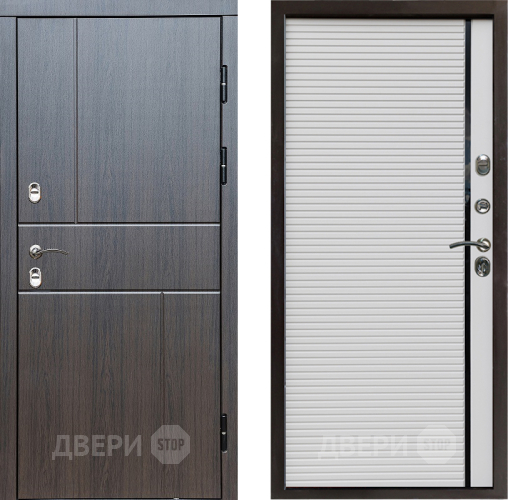 Дверь Престиж TERMO с терморазрывом Горизонт Венге Porte Белый в Мытищах