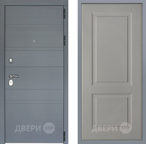 Дверь Заводские двери Лира Софт графит Доррен Грей софт в Мытищах