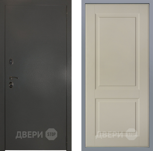 Дверь Заводские двери Эталон 3к антик серебро Доррен Шампань в Мытищах