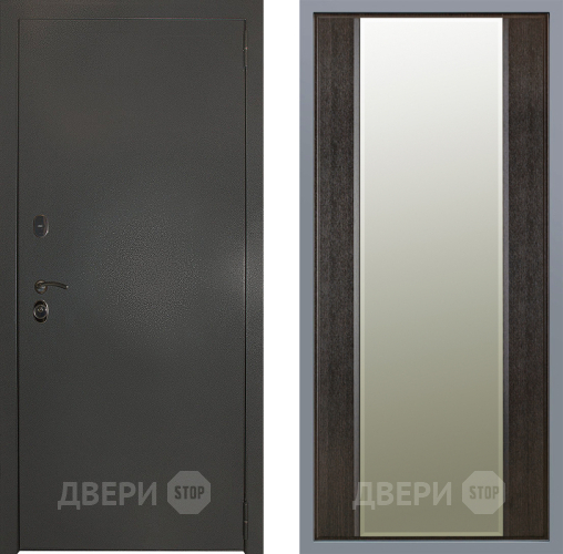 Дверь Заводские двери Эталон 3к антик серебро Зеркало Макси Венге в Мытищах