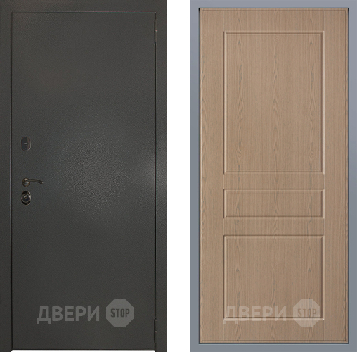 Дверь Заводские двери Эталон 3к антик серебро К-2 Беленый дуб в Мытищах