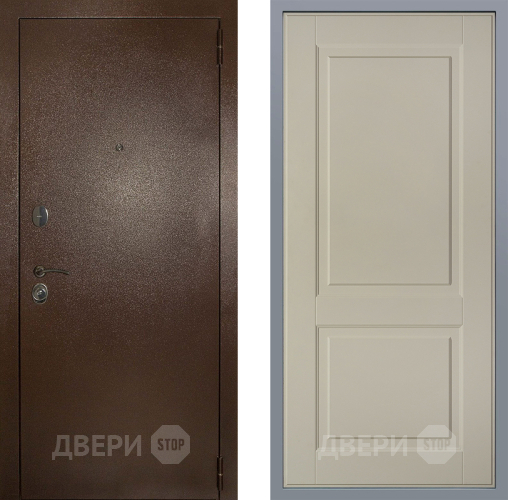 Дверь Заводские двери Эталон 3к антик медь Доррен Шампань в Мытищах