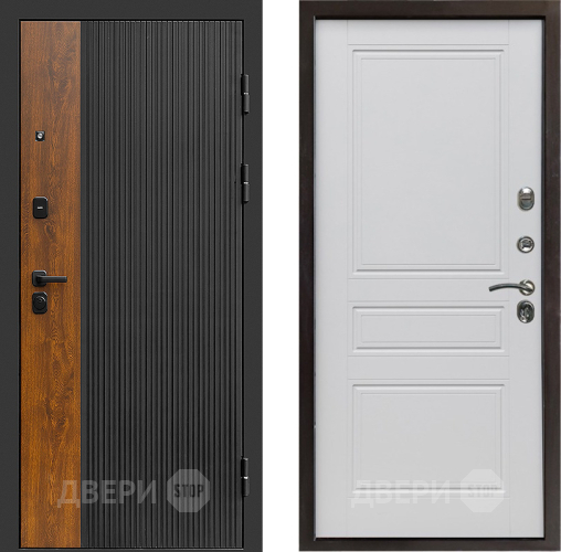 Входная металлическая Дверь Престиж Prestizh Классика Белый матовый в Мытищах