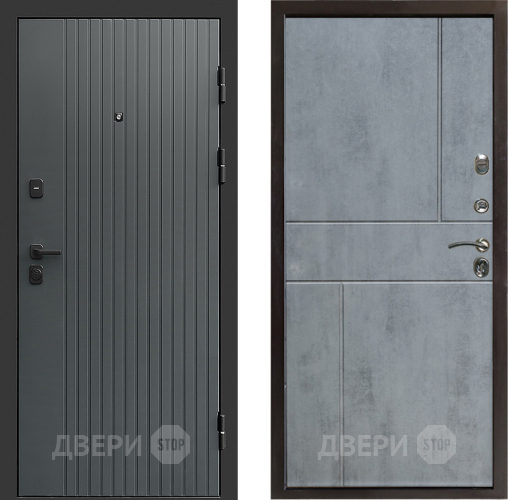 Дверь Престиж Tvist Grey Горизонт Бетон темный в Мытищах