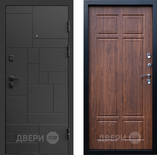 Дверь Престиж Kvadro Премиум Орех темный в Мытищах