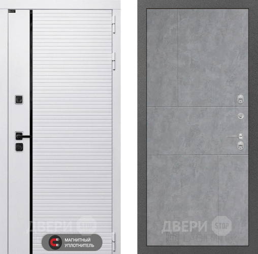 Дверь Лабиринт (LABIRINT) Royal 21 Бетон светлый в Мытищах