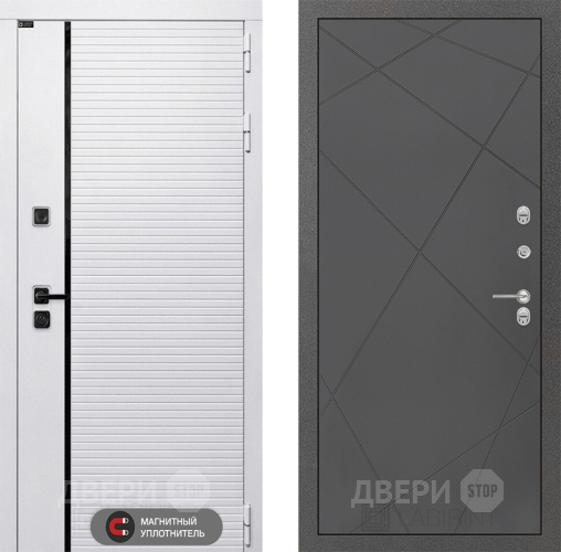 Дверь Лабиринт (LABIRINT) Royal 24 Графит софт в Мытищах