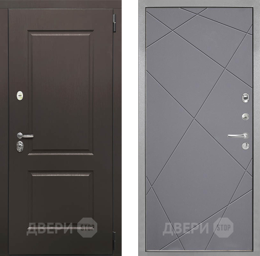 Дверь Интекрон (INTECRON) Кампо Лучи-М Графит софт в Мытищах